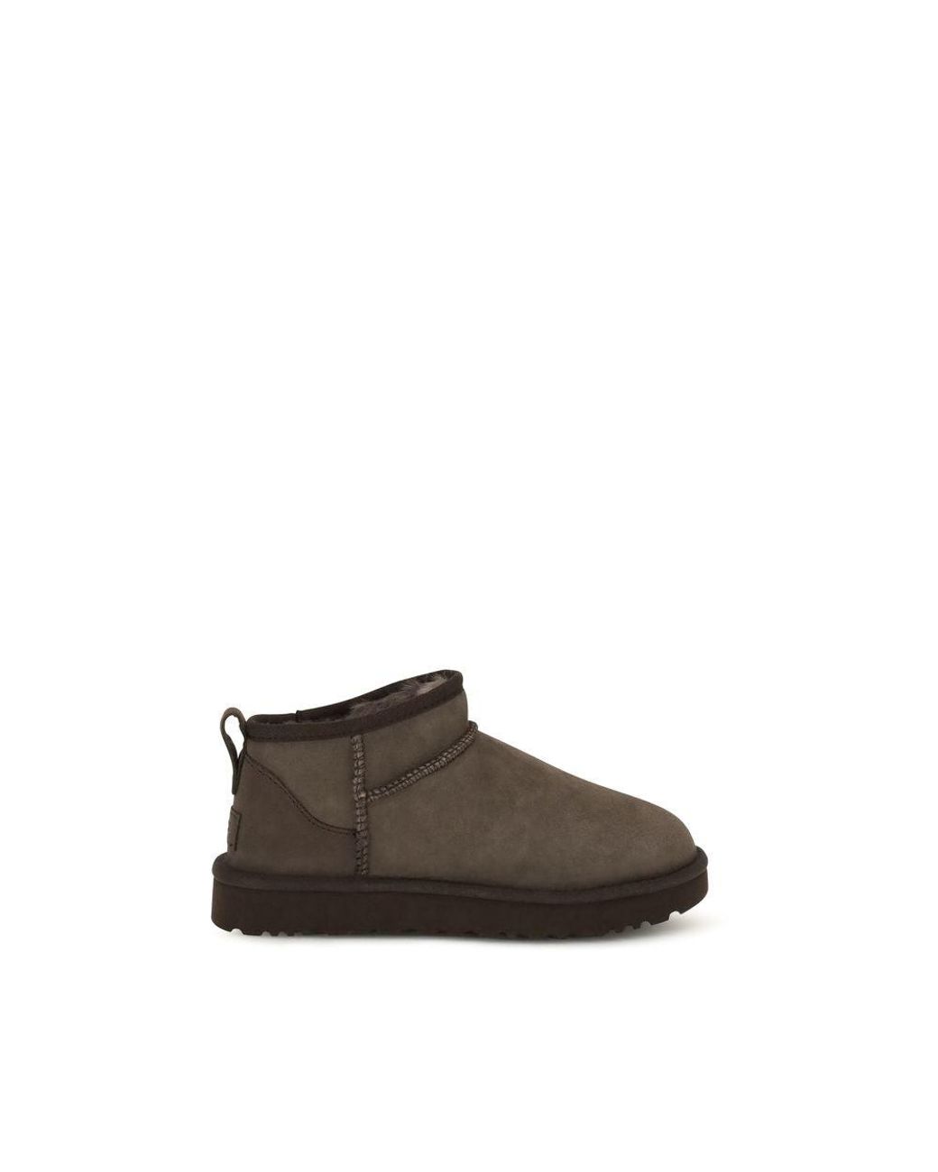 Ugg Brown Suede Leather Ankle Boots