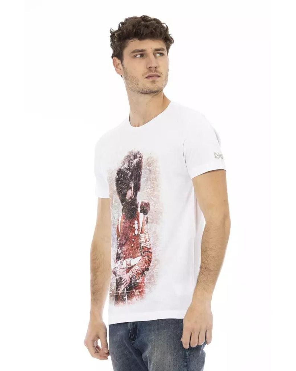 TRUSSARDI ACTION White Cotton Men T for men