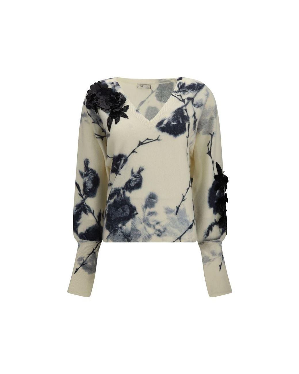 Blumarine Natural Cashmere Sweater