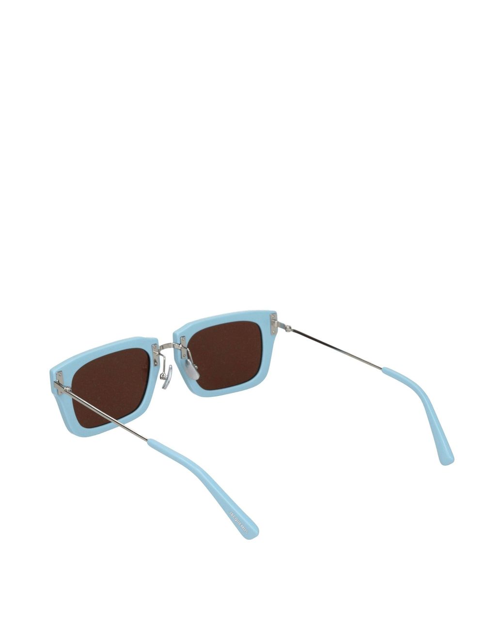 Jacquemus White Light Blue Acetate Sunglasses for men