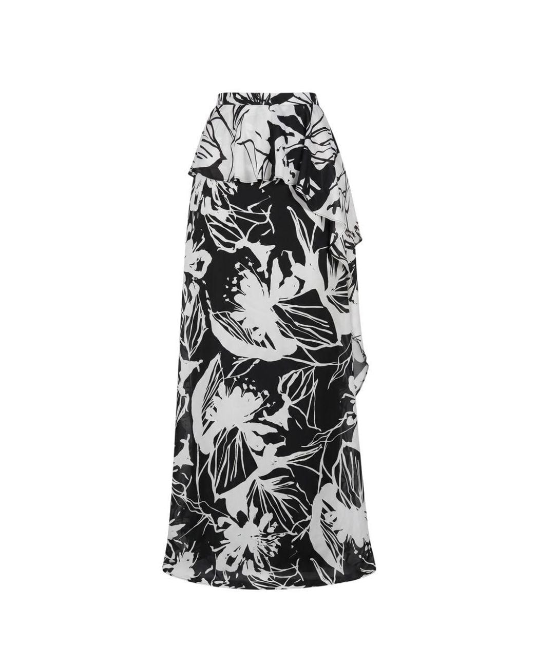 Trussardi Black Polyester Skirt