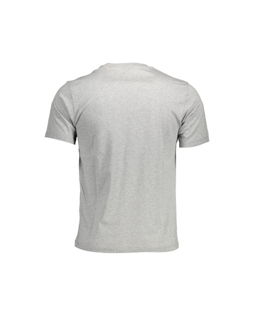 North Sails Gray Cotton T-Shirt for men