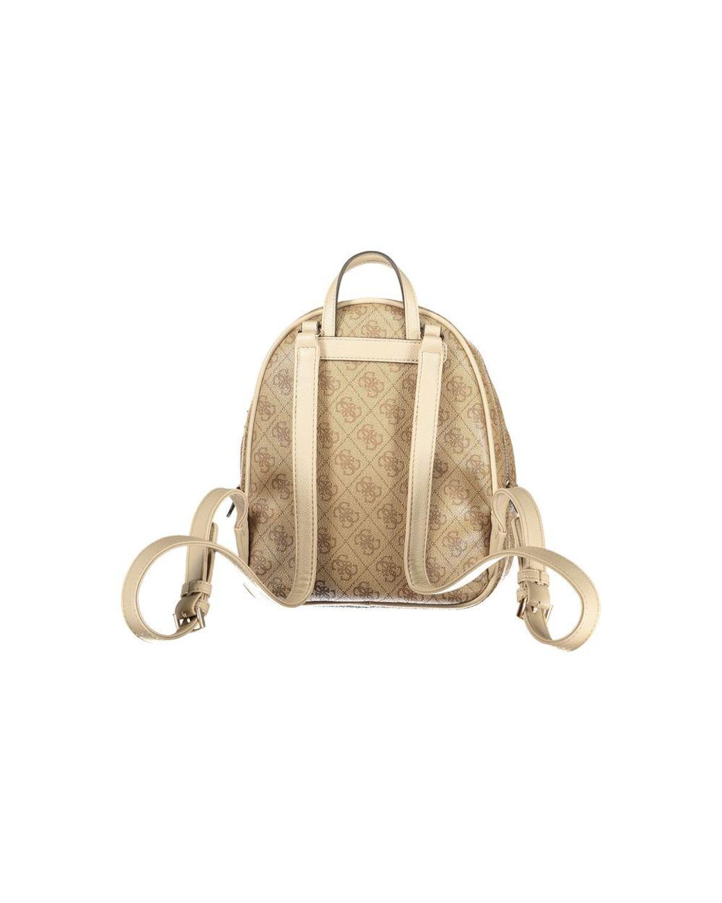 Guess Natural Beige Polyurethane Backpack