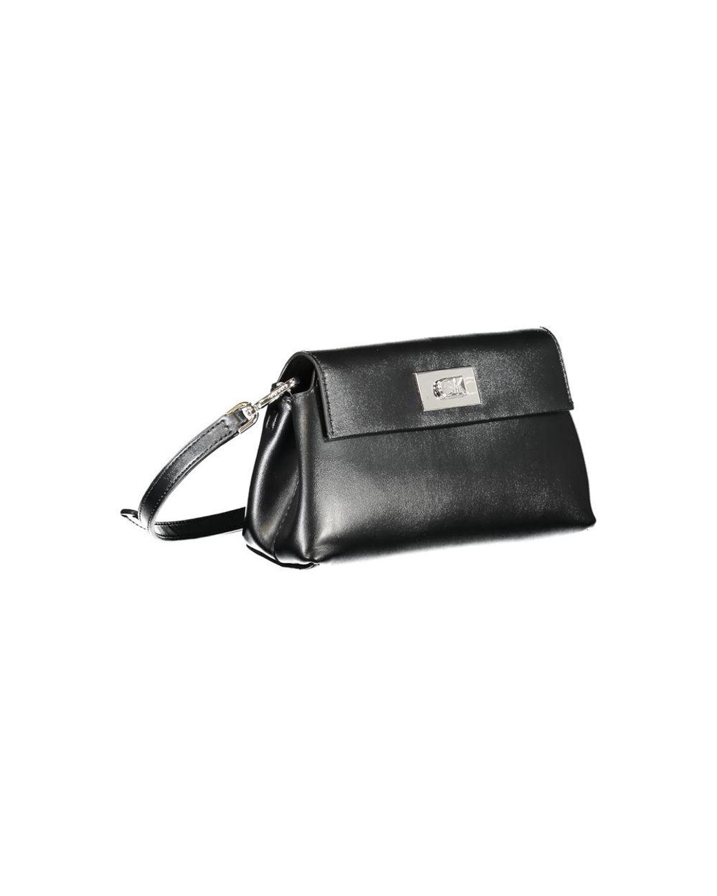 Calvin Klein Black Polyester Handbag