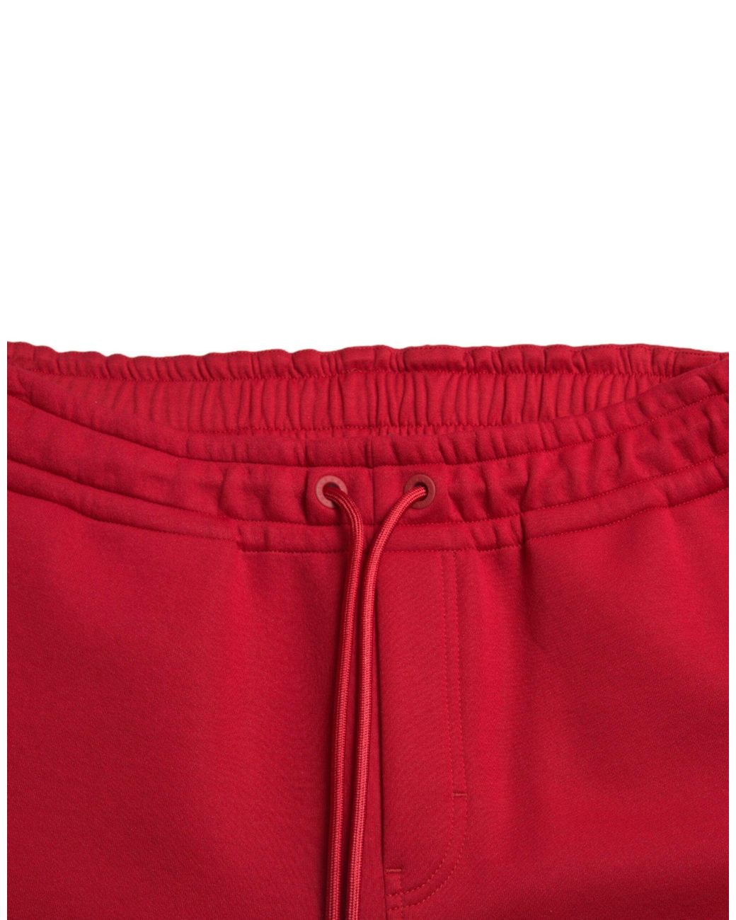 Dolce & Gabbana Red Cotton Blend Skinny Jogger Pants for men