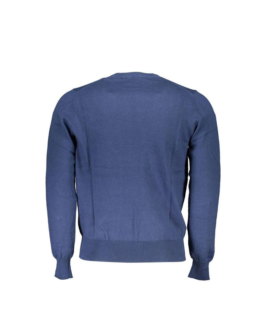 North Sails Blue Fabric Sweater for men