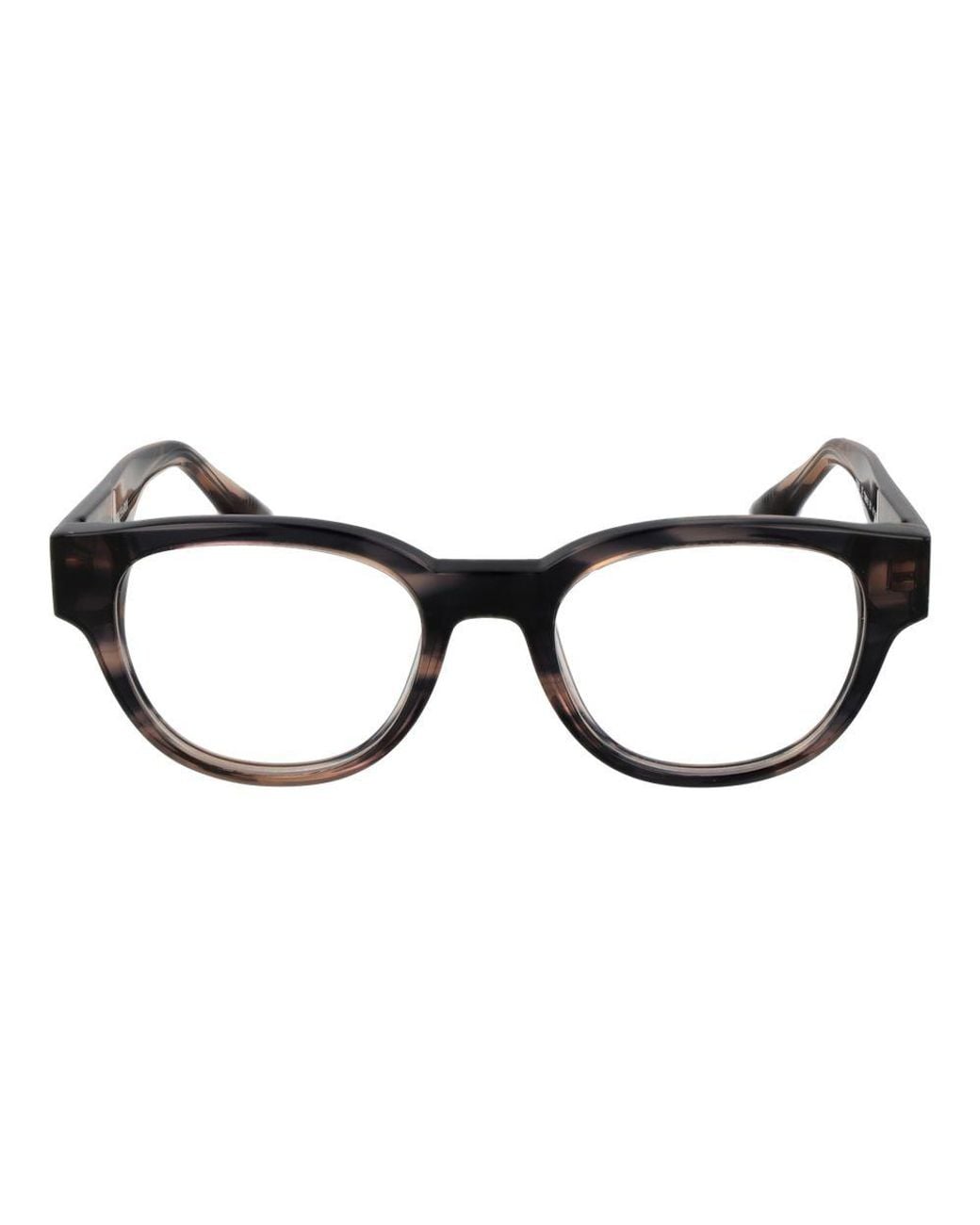 Trussardi Black Gray Acetate Glasses (frames) for men