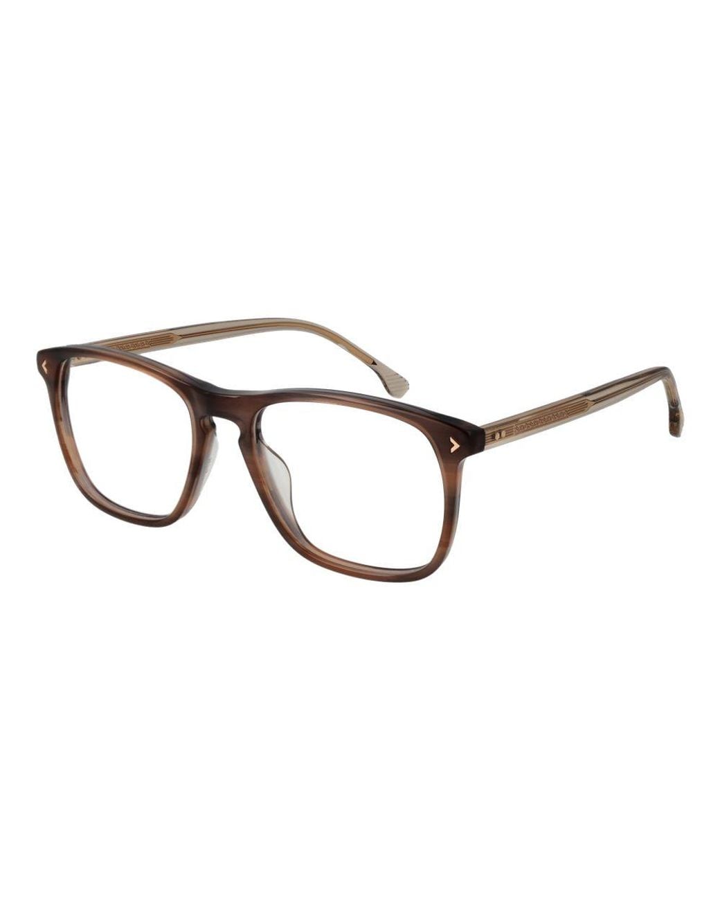 Lozza Brown Cellulose Acetate Glasses (Frames) for men