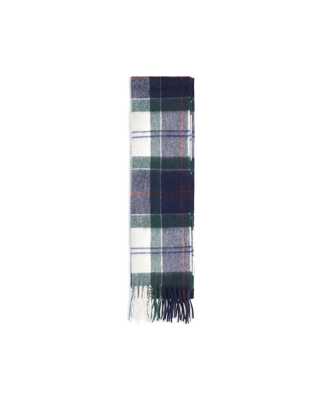 Barbour Blue Multicolor Wool Oves Aries Scarf