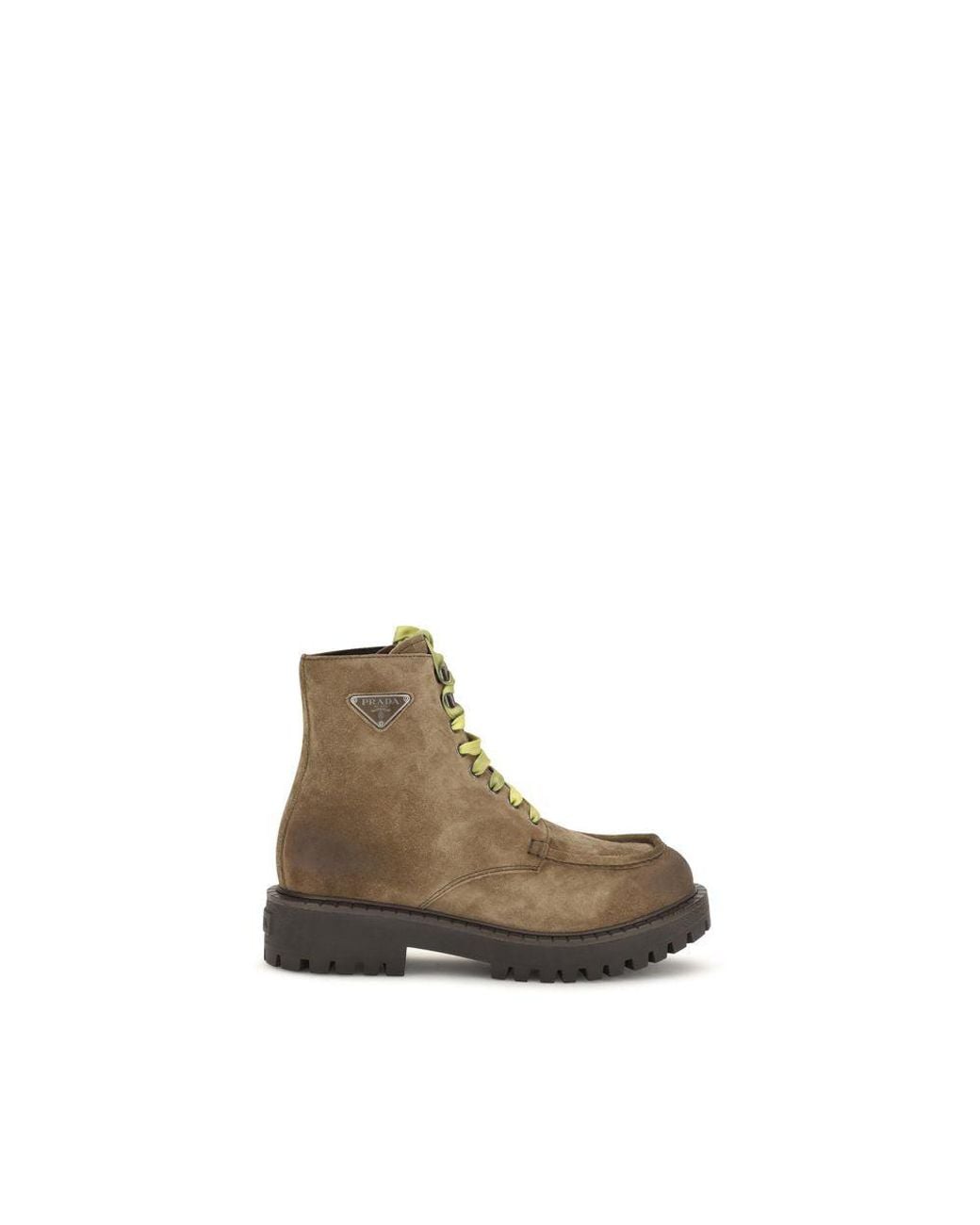 Prada Brown Suede Leather Lace for men