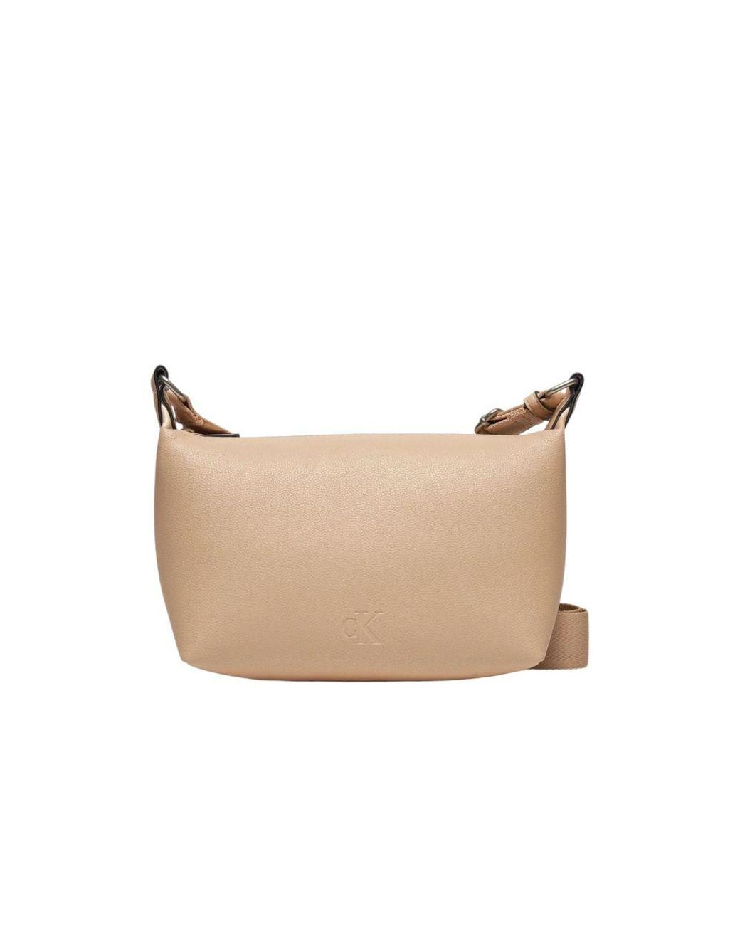 Calvin Klein Beige Polyethylene Handbag in Natural Lyst UK