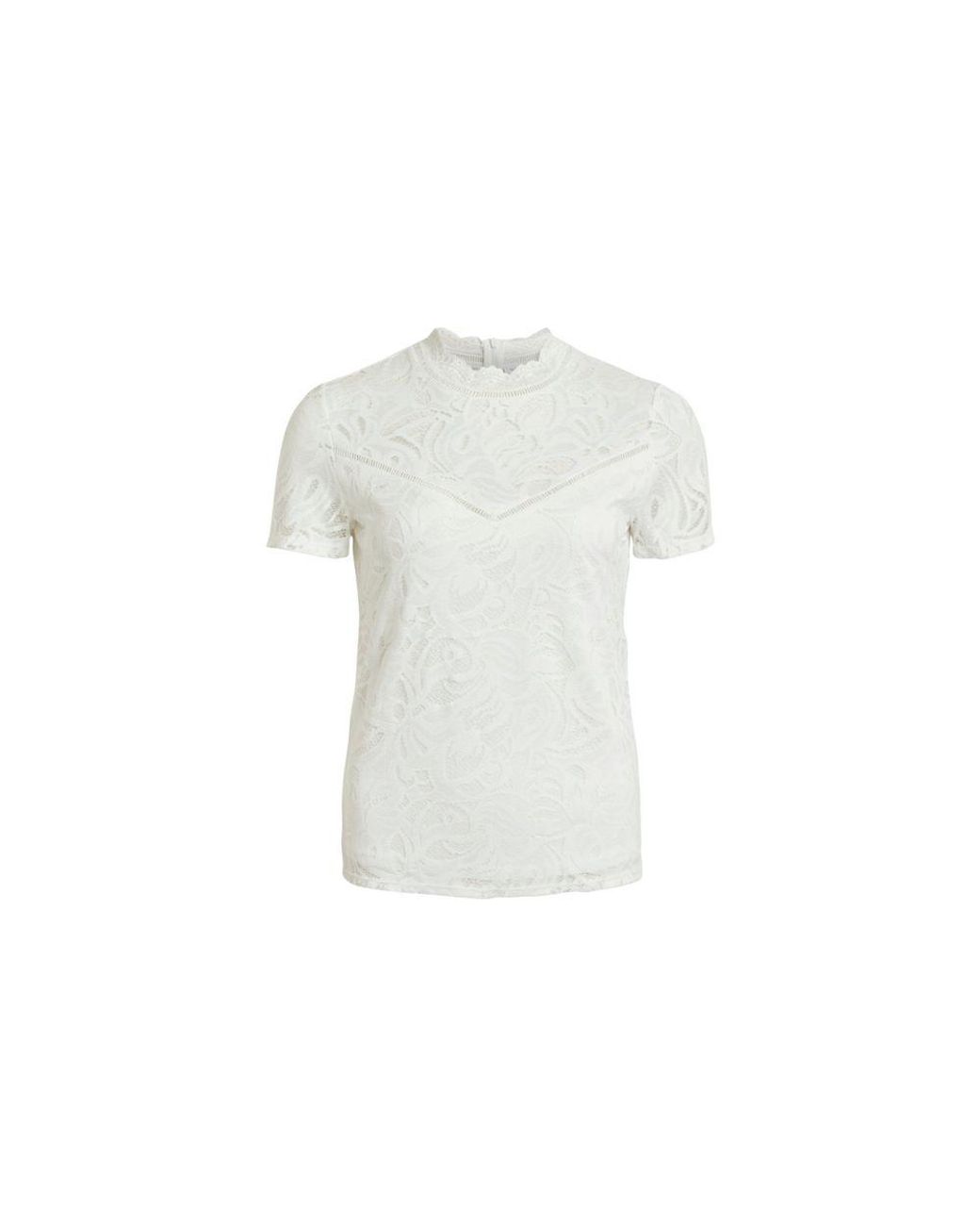 VILA CLOTHES White Cream Polyamide T