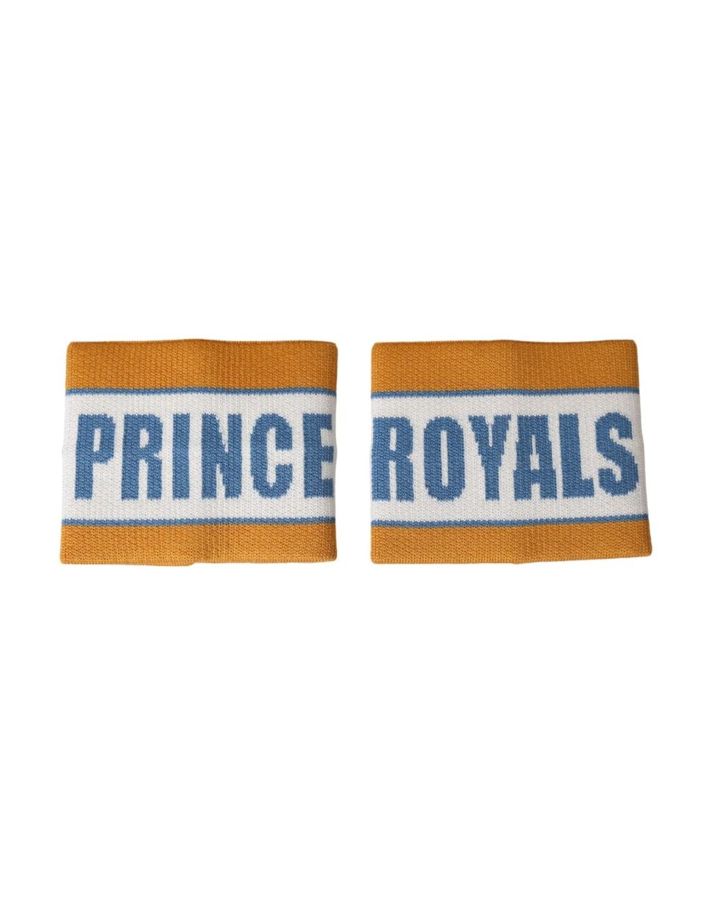 Dolce & Gabbana Blue Multicolor Prince Royals Wool Wristband for men