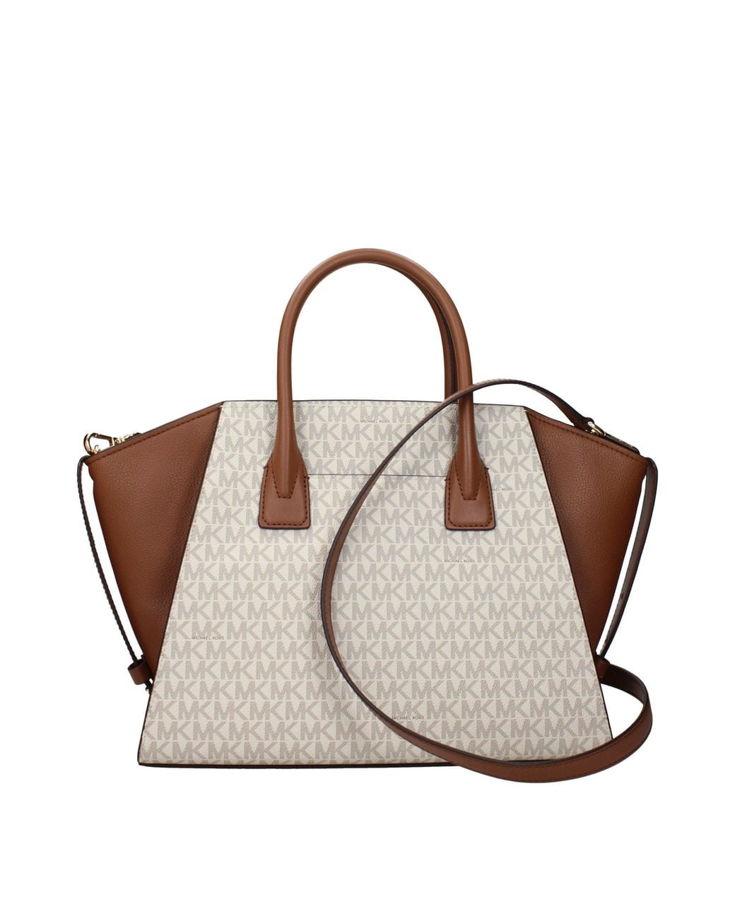 Michael Kors Brown Avril Handbag Fabric/Luggage