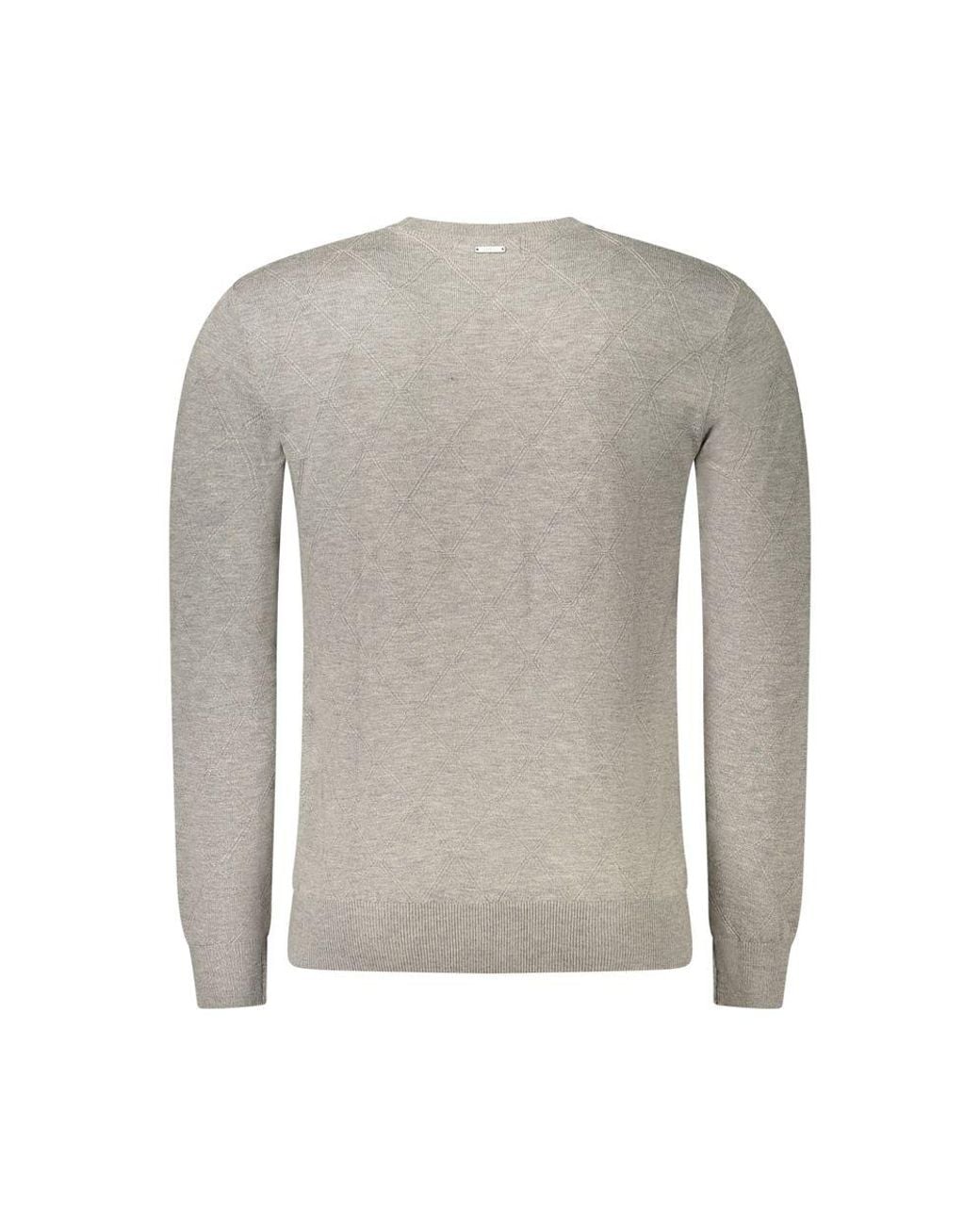 Guess Gray Wool Sweatshirt for men