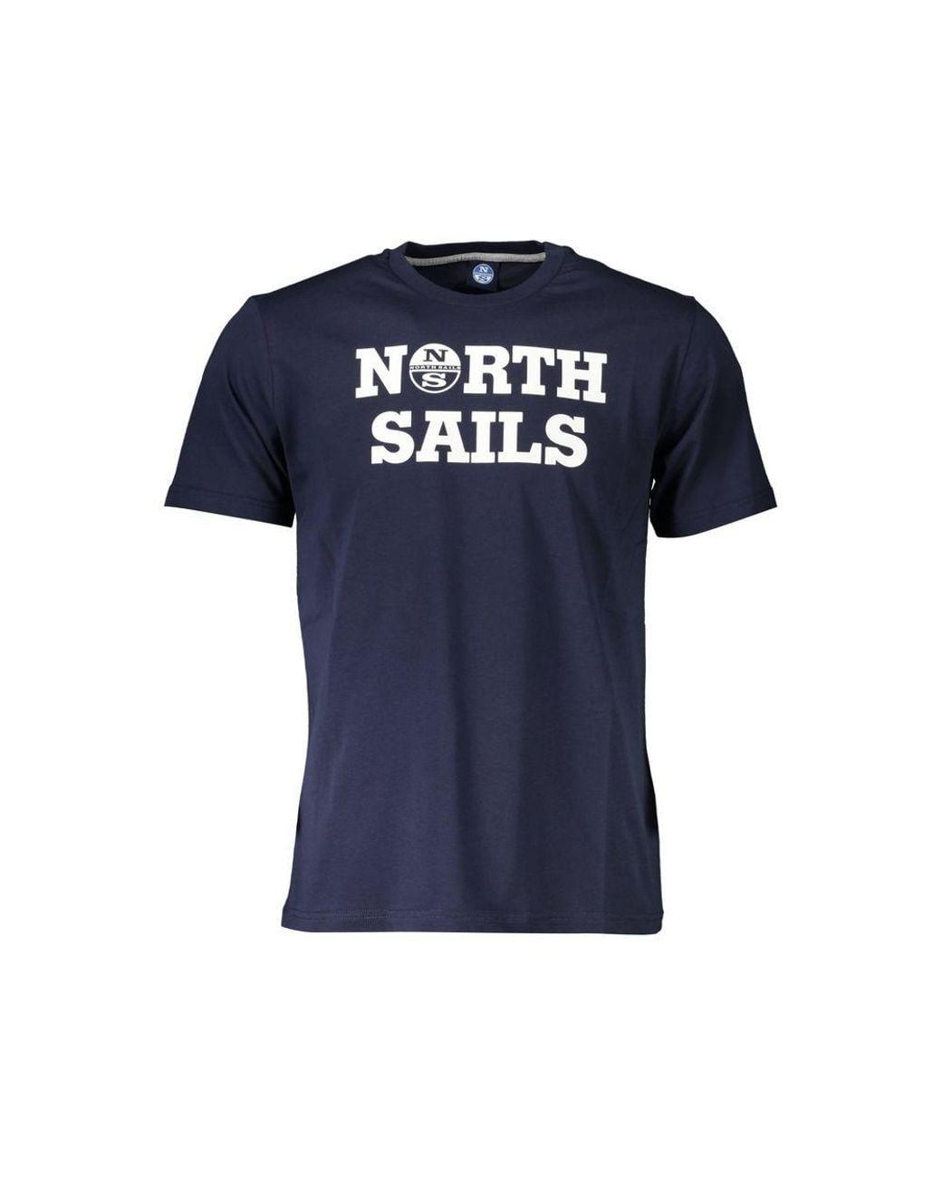North Sails Blue Cotton T-Shirt for men