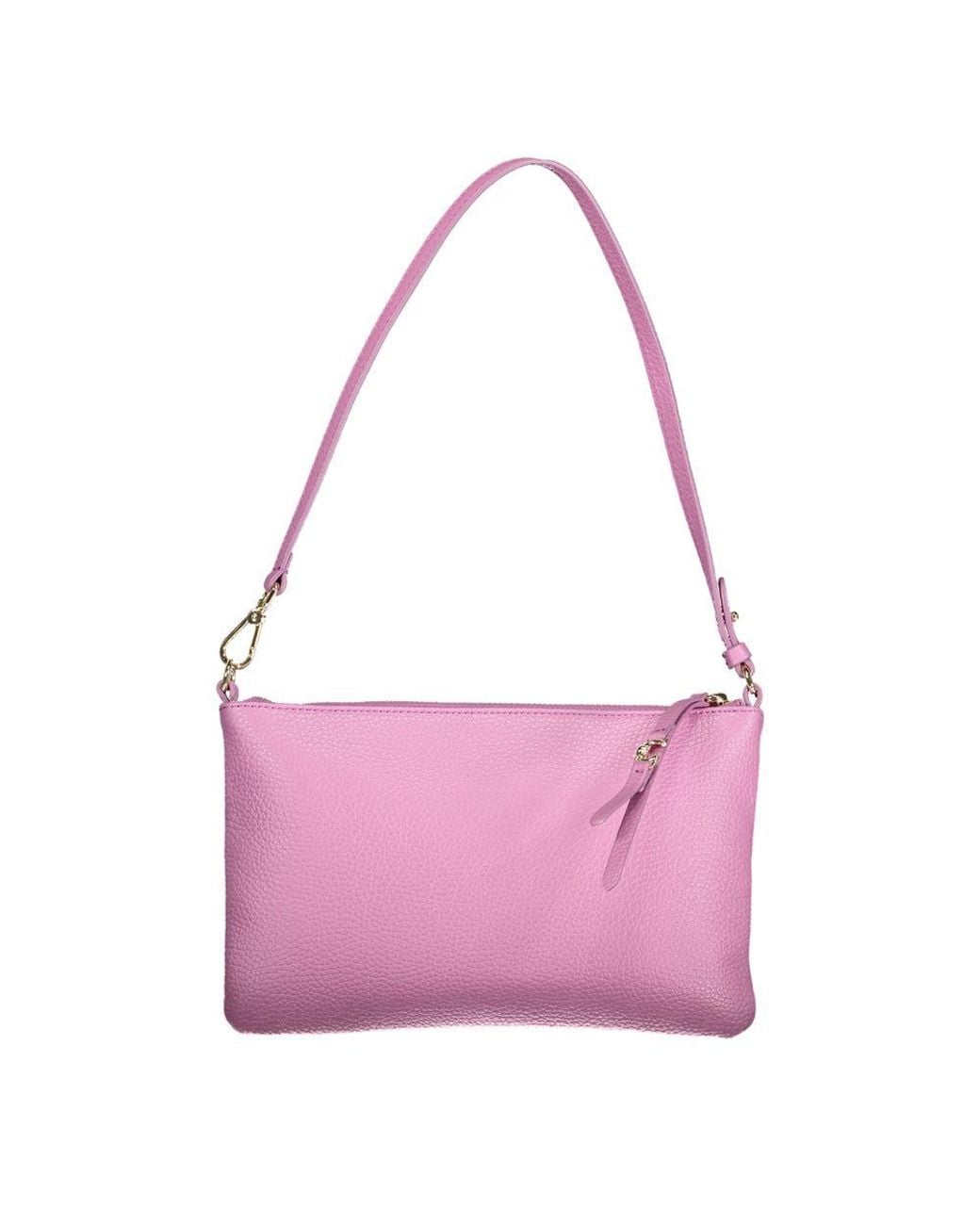 Coccinelle Pink Leather Handbag