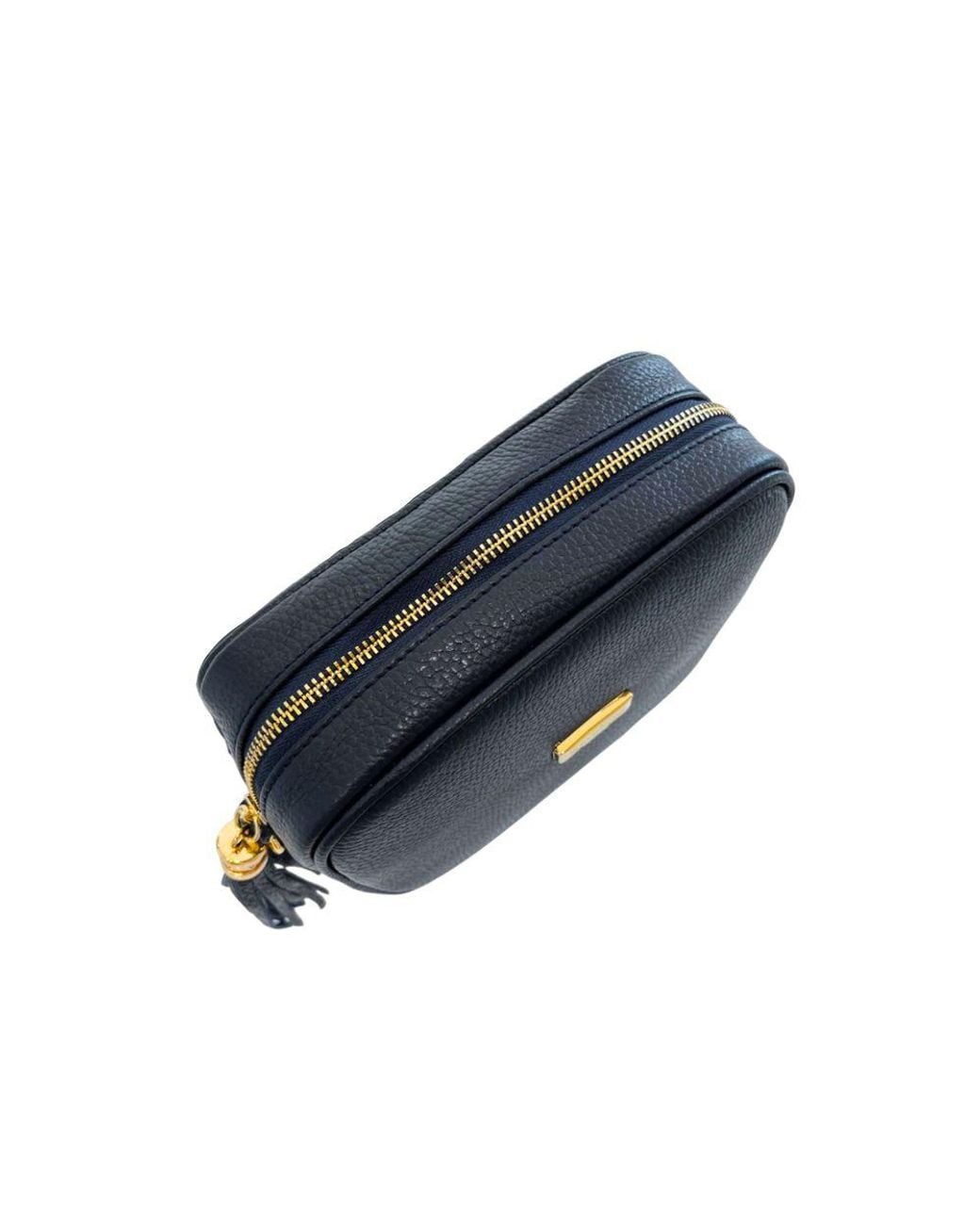 Baldinini Blue Leather Crossbody Bag