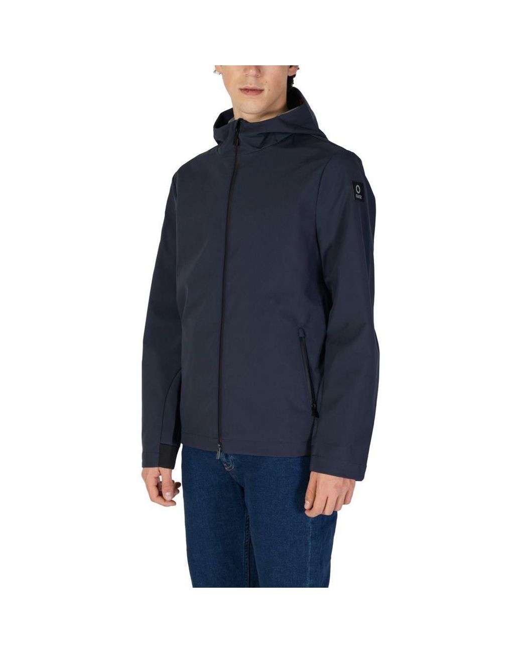 Suns Blue Polyester Shell Jacket for men