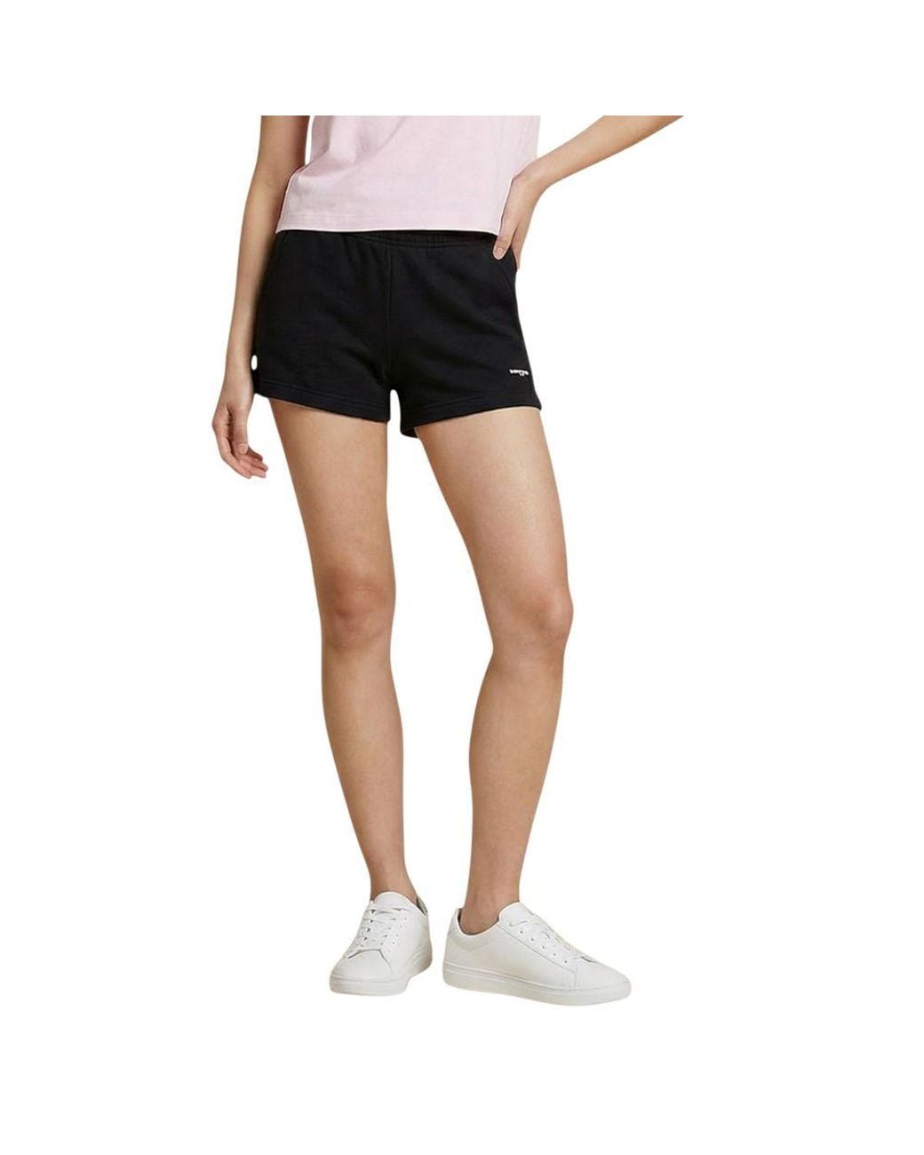 Tommy Hilfiger Black Recycled Cotton Short And Mini Shorts