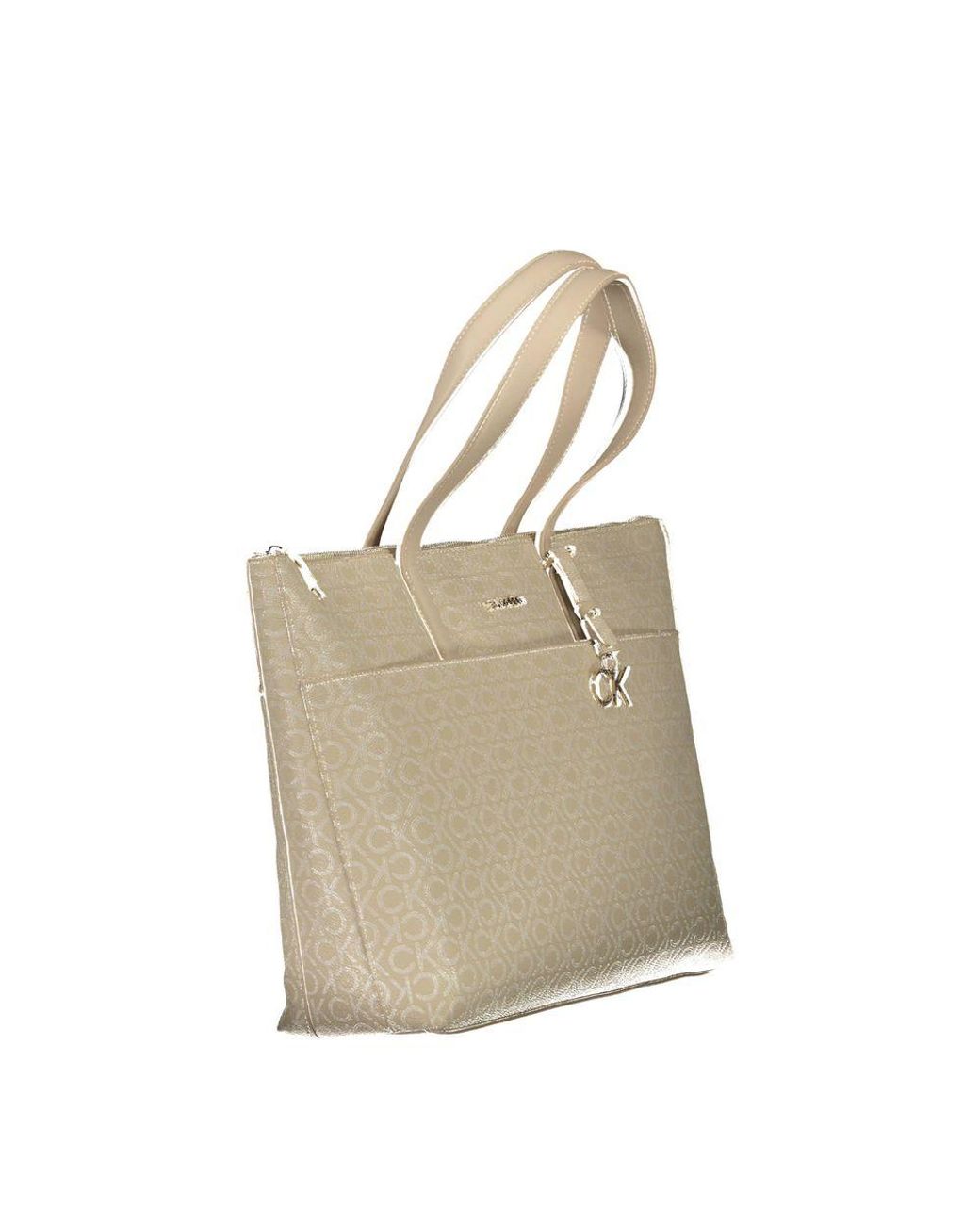 Desigual Natural Polyethylene Handbag