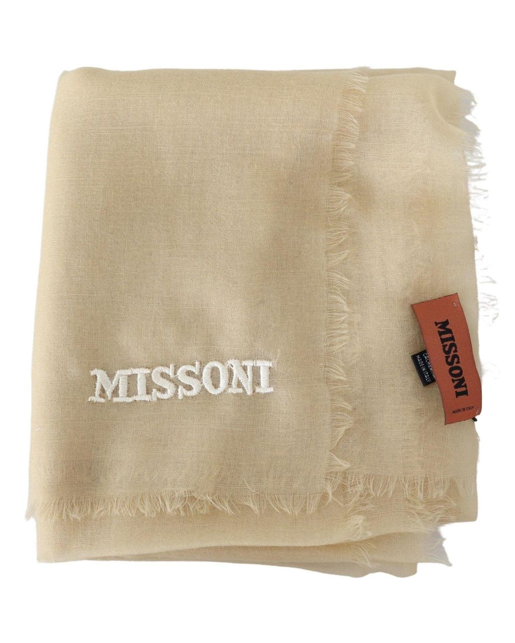 Missoni Black Cashmere Neck Scarf for men