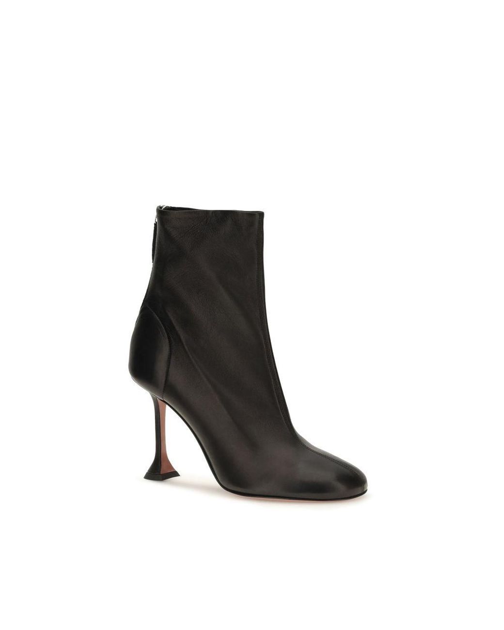 AMINA MUADDI Black Iris Nappa Booties