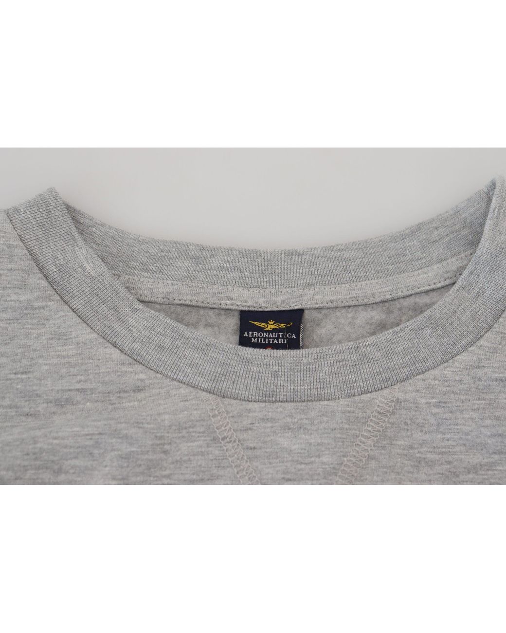 Aeronautica Militare Gray Gorgeous Authentic Pullover Sweater for men