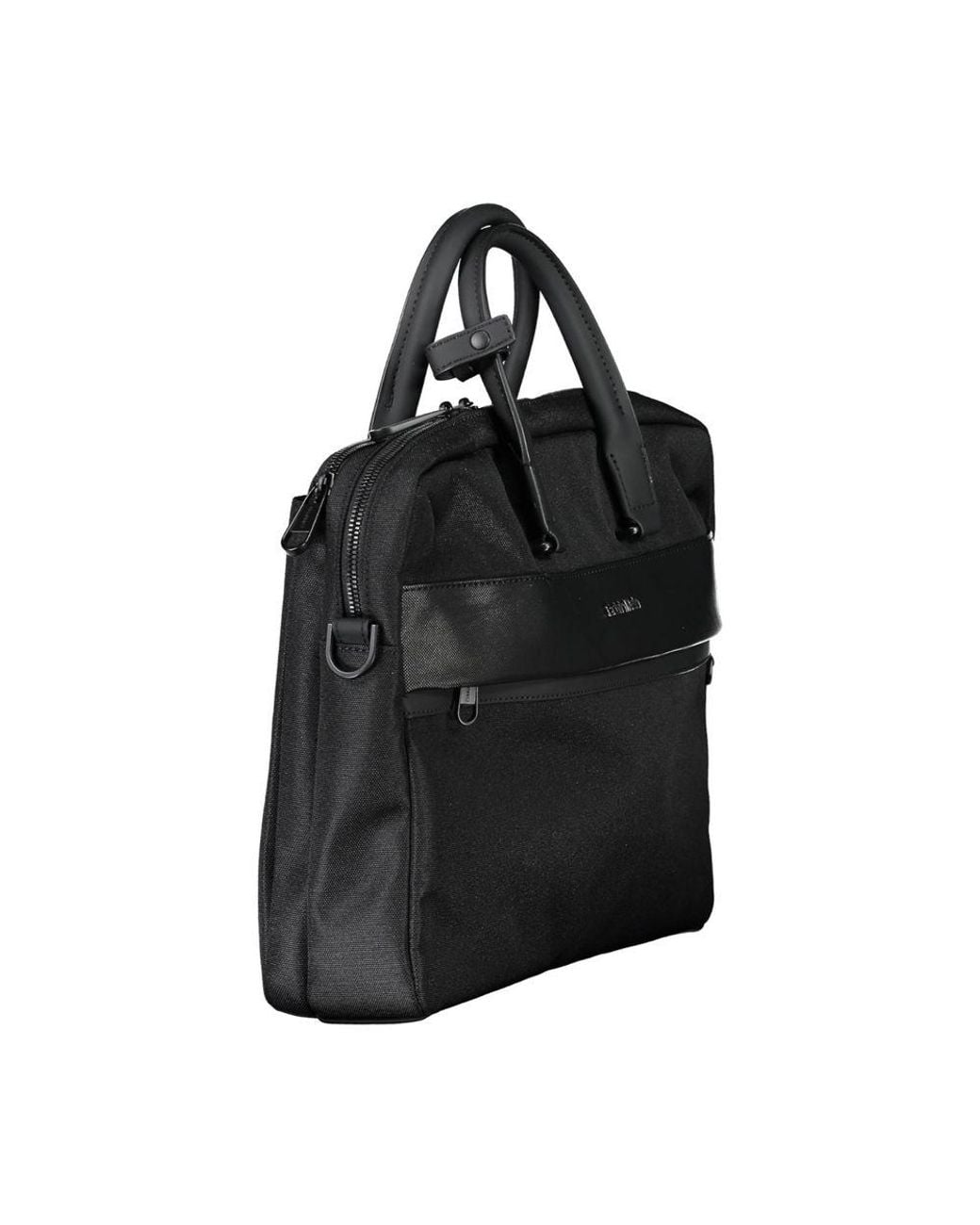 Calvin Klein Black Nero Polyester Men's Briefcase for men