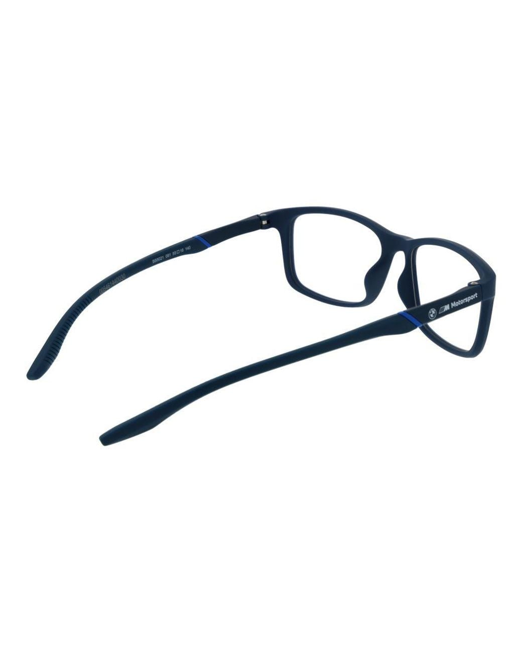 BMW Blue Plastic Glasses (frames) for men