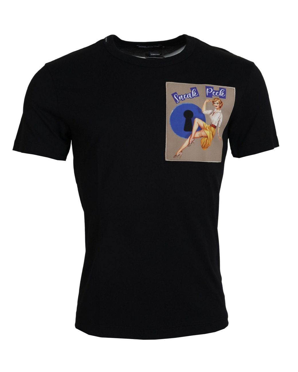Dolce & Gabbana Black Chic Cotton Tee For The Modern for men