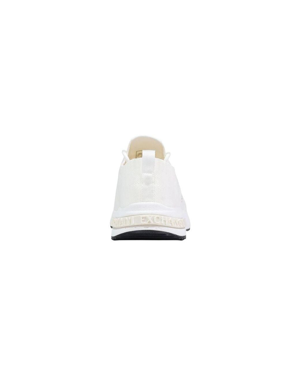 ARMANI EXCHANGE White Polyester Athletic Sneakers for men