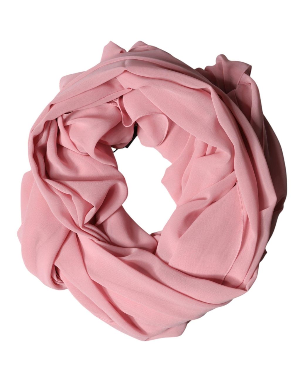 Dolce & Gabbana Pink Silk Stole Neck Wrap Shawl Scarf for men