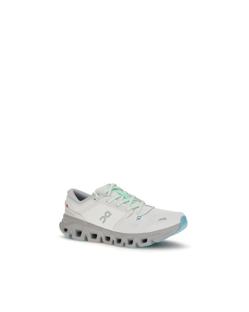 On Shoes White Fabric Athletic Sneakers for men