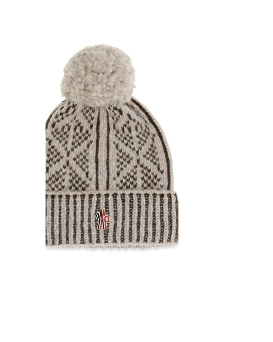 Moncler Gray Alpaca Vicugna Pacos Beanie for men