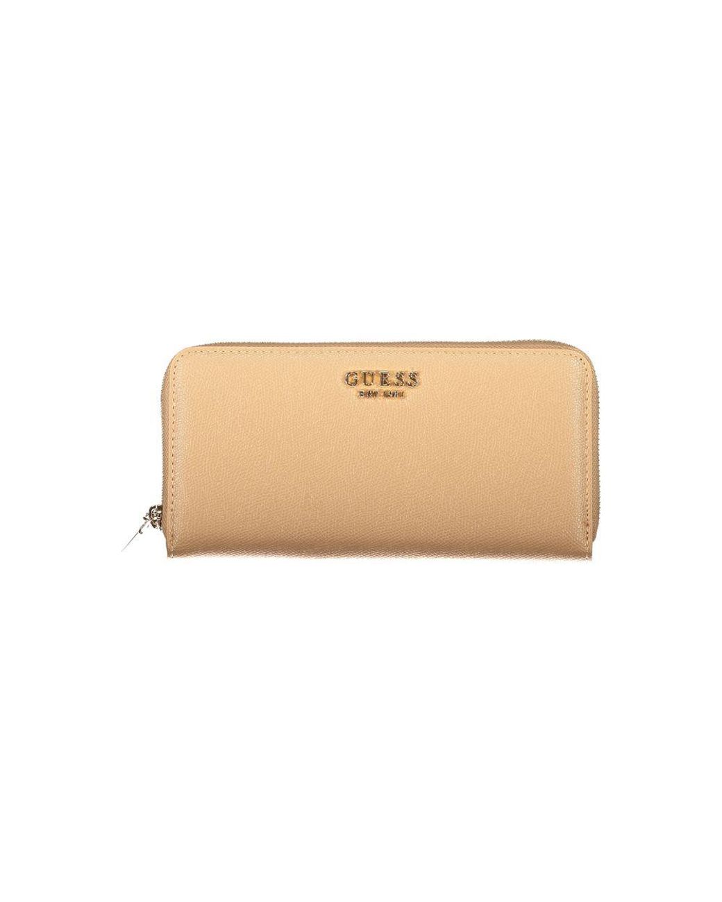 Guess Natural Beige Polyurethane 's Wallet