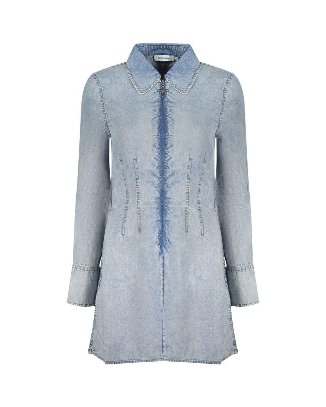 Desigual Blue Azzurro Lyocell Dress
