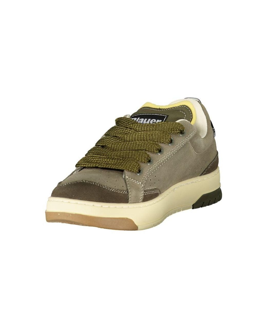 Blauer Green Leather Sneaker for men