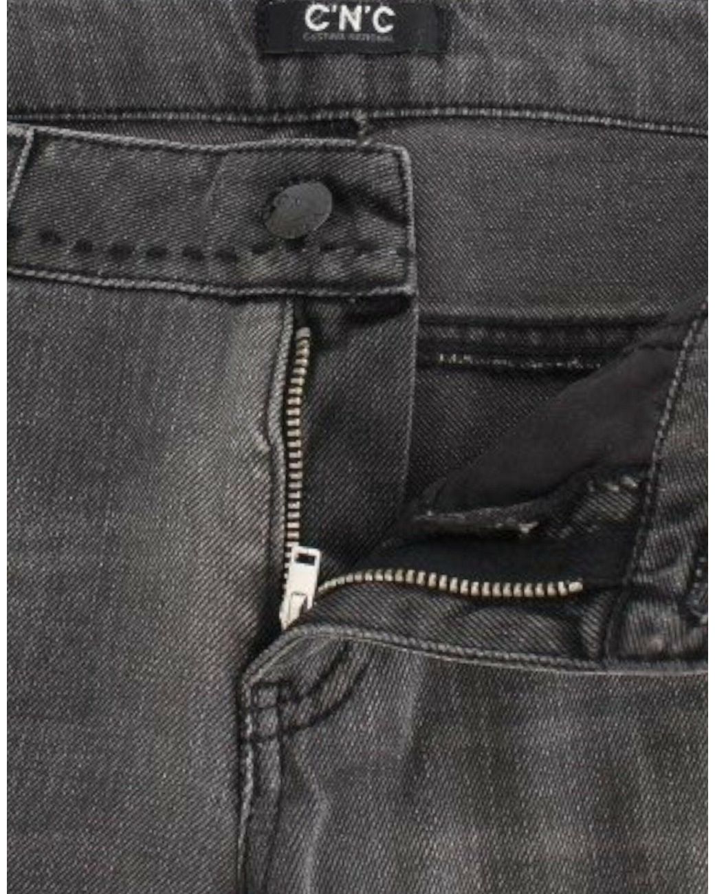 CoSTUME NATIONAL Straight Leg Jeans Gray Sig12557