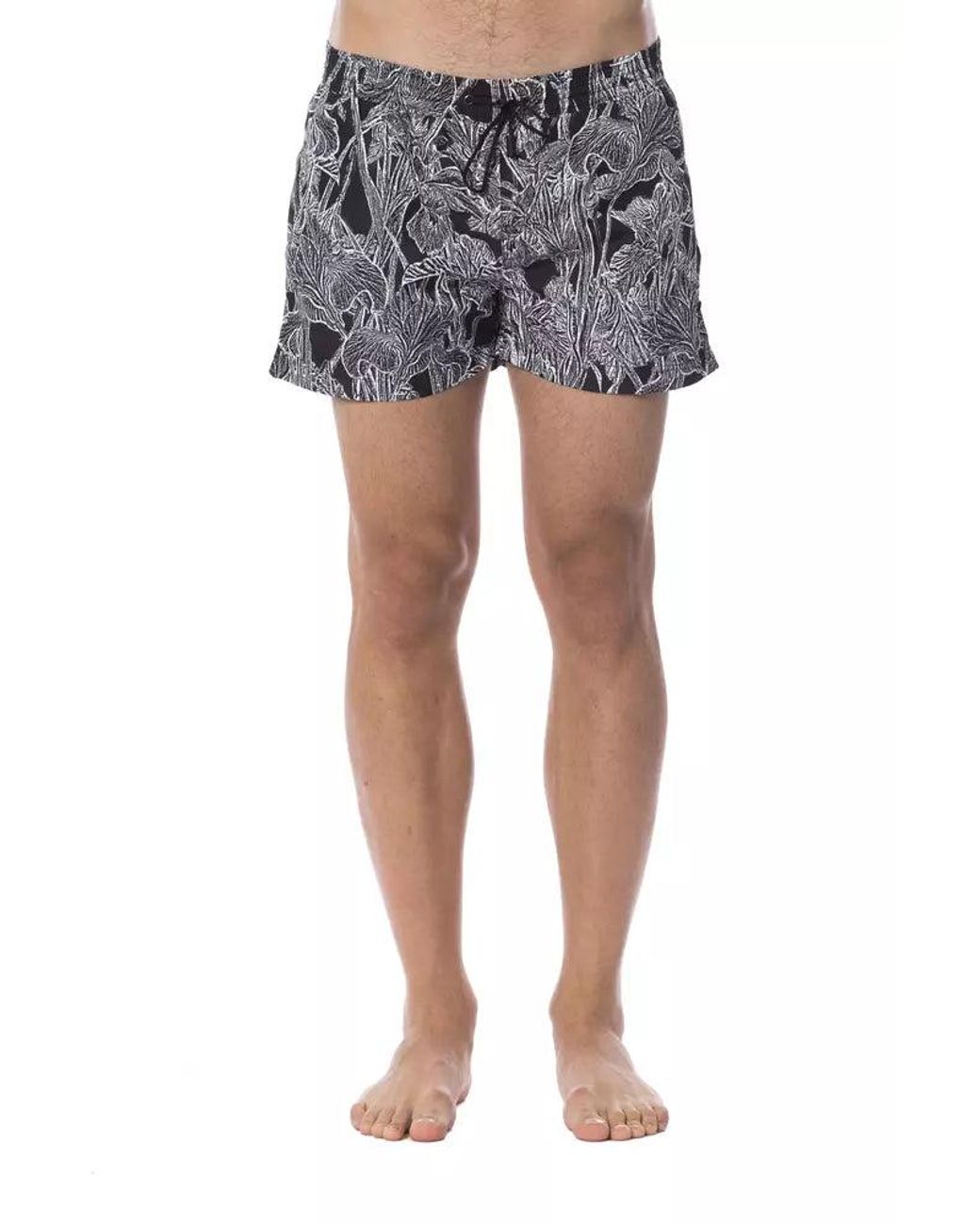 Roberto Cavalli Blue Chic Monochrome Swimsuit For The Modern for men