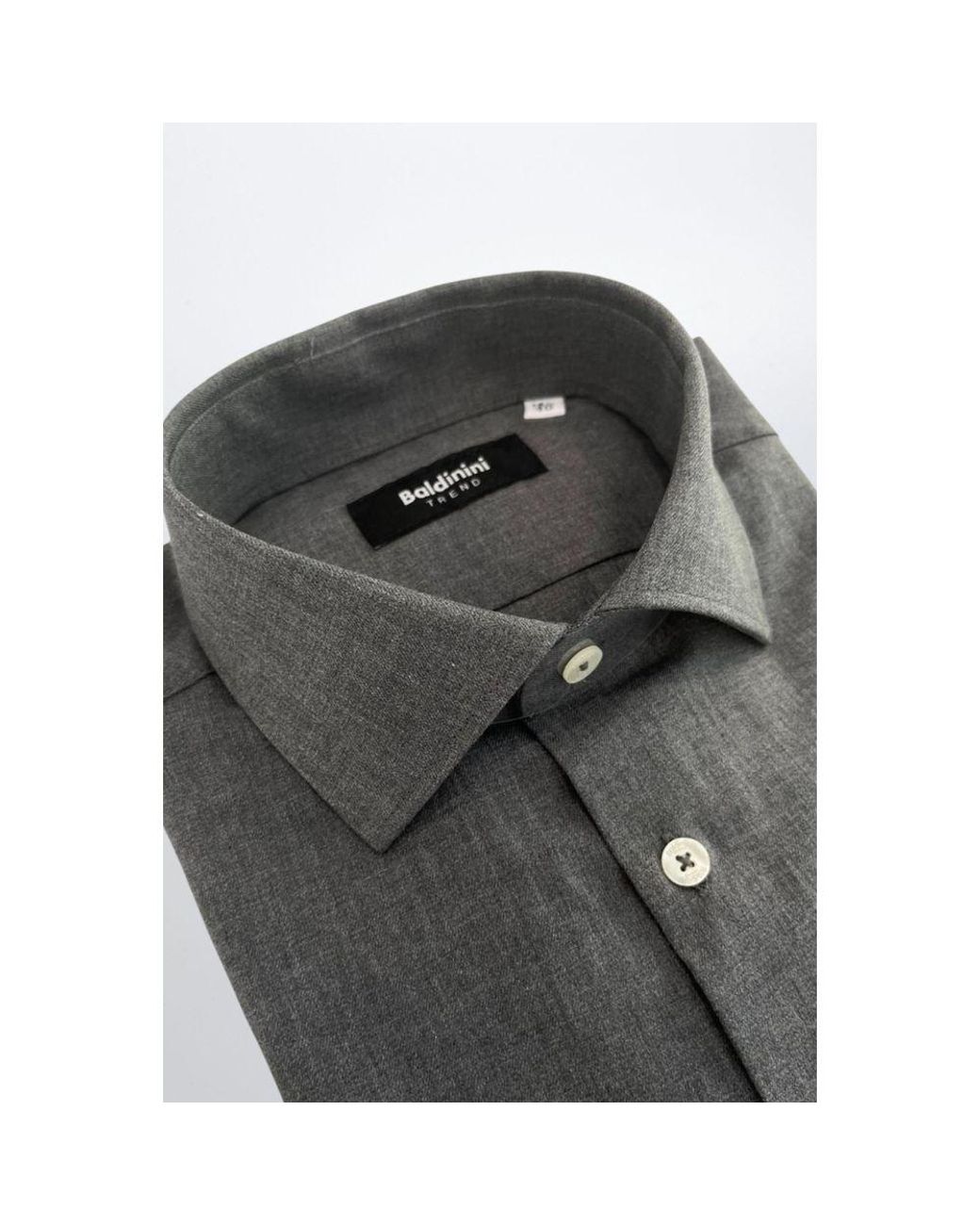 Baldinini Gray Cotton Men's Shirt for men