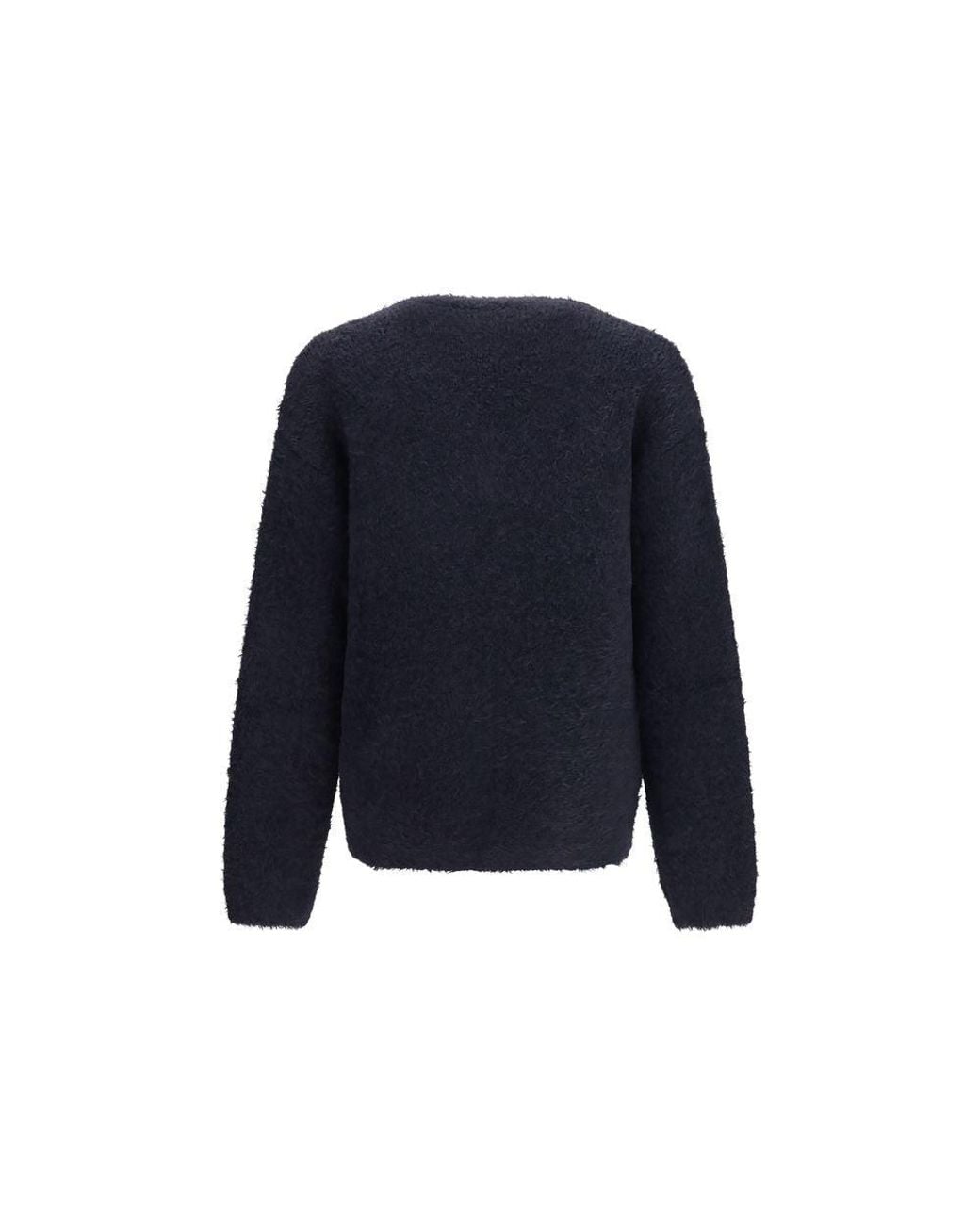 Dolce & Gabbana Blue Marabou Sweatshirt for men