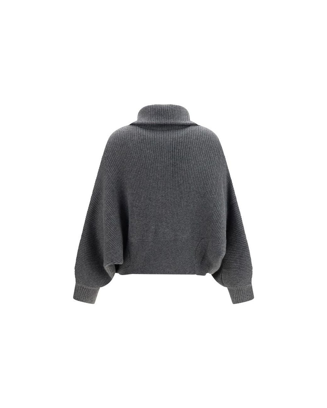 Brunello Cucinelli Gray Cashmere Cardigan