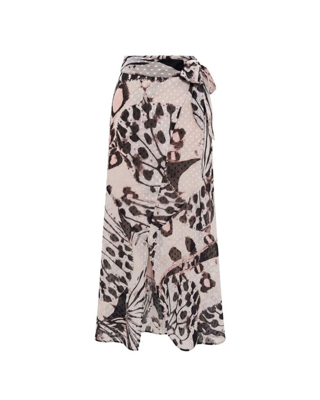 Trussardi Multicolor Pink Polyester Skirt