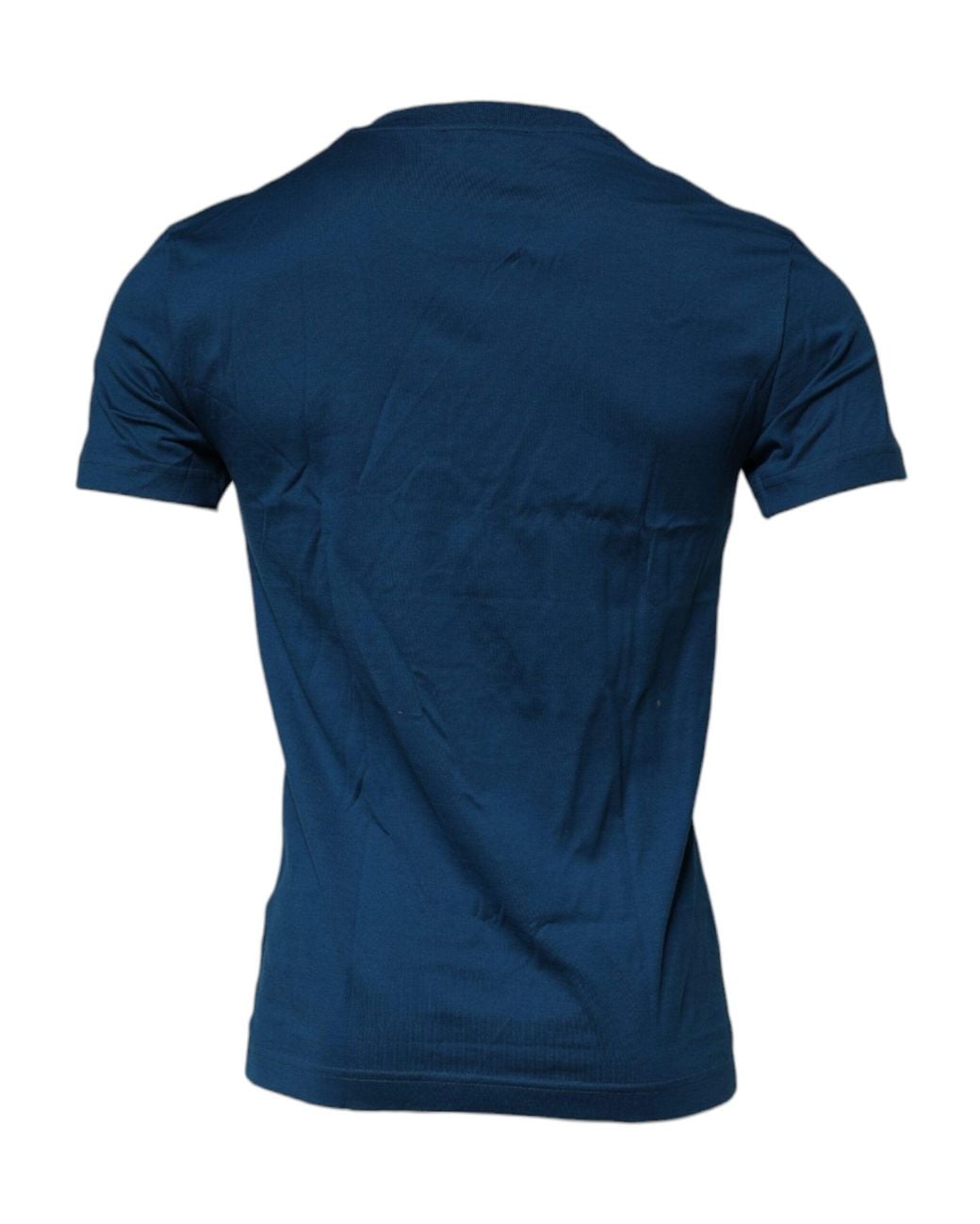 Dolce & Gabbana Blue Bee Crown Tee Embroidered for men