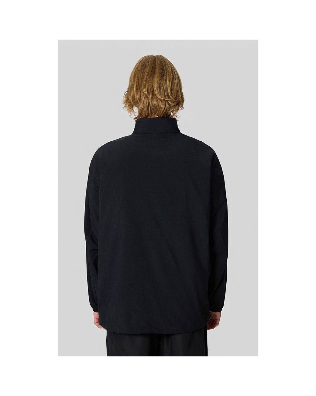 Champion Black Polyamide Bomber for men
