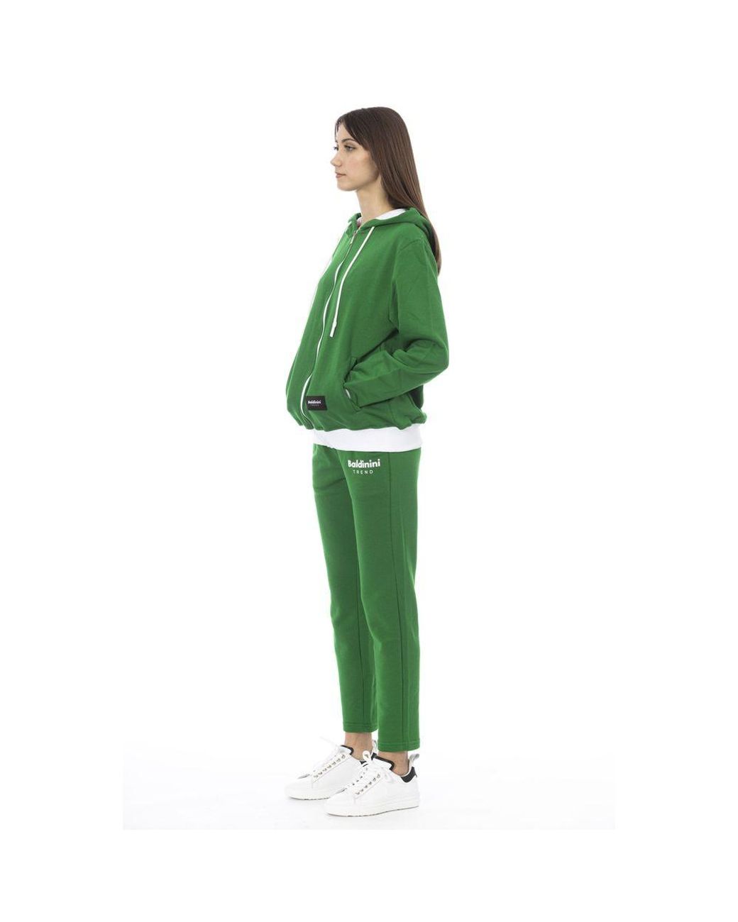 Baldinini Green Cotton Sweater