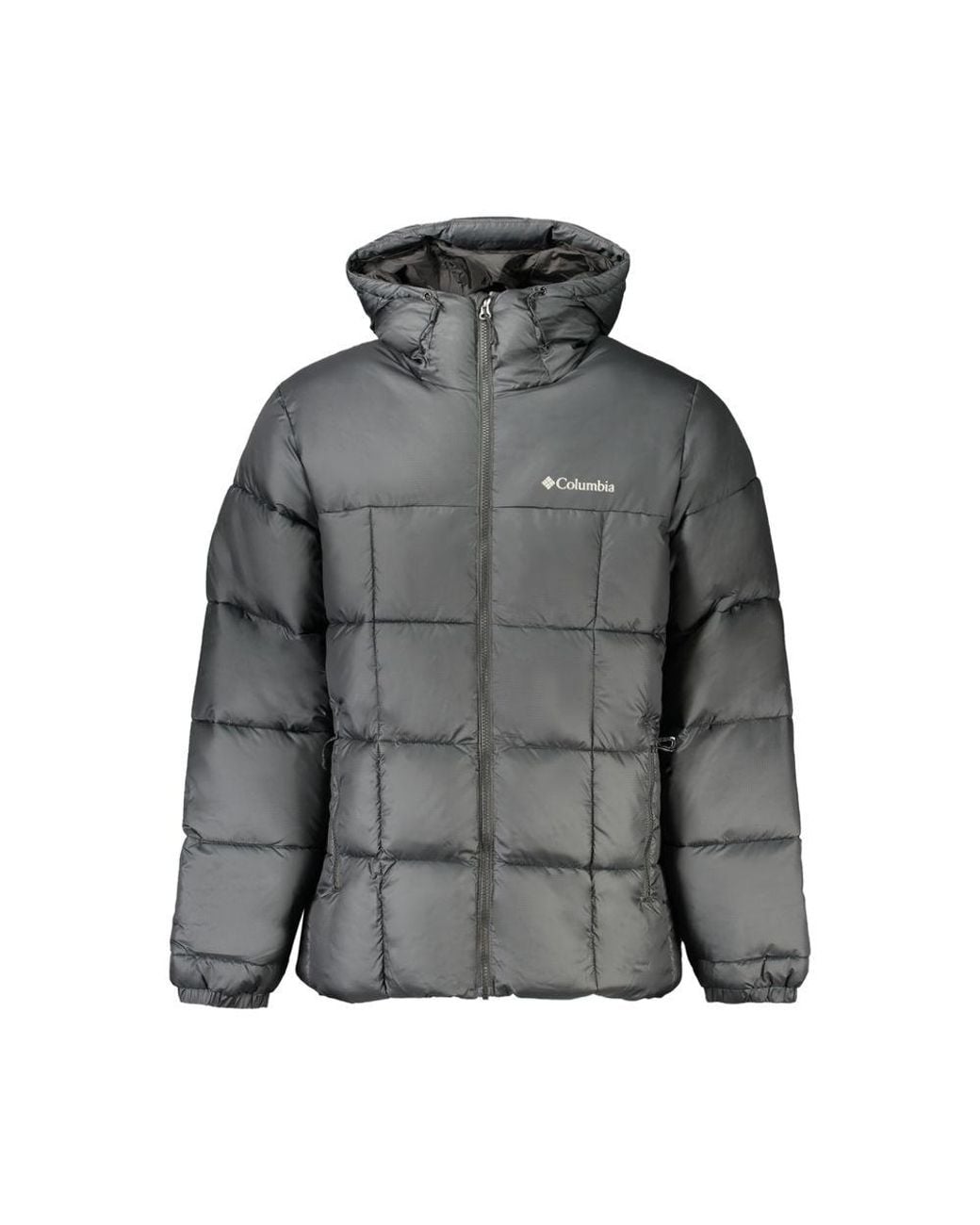 Columbia Gray Black Polyester Men's Jacket for men
