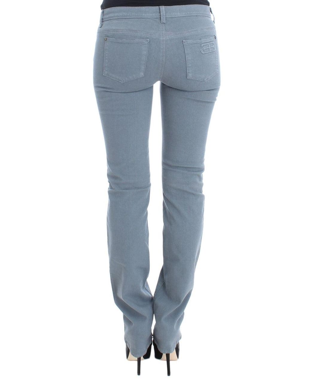 Ermanno Scervino Blue Chic Slim Fit Bootcut Denim Indulgence