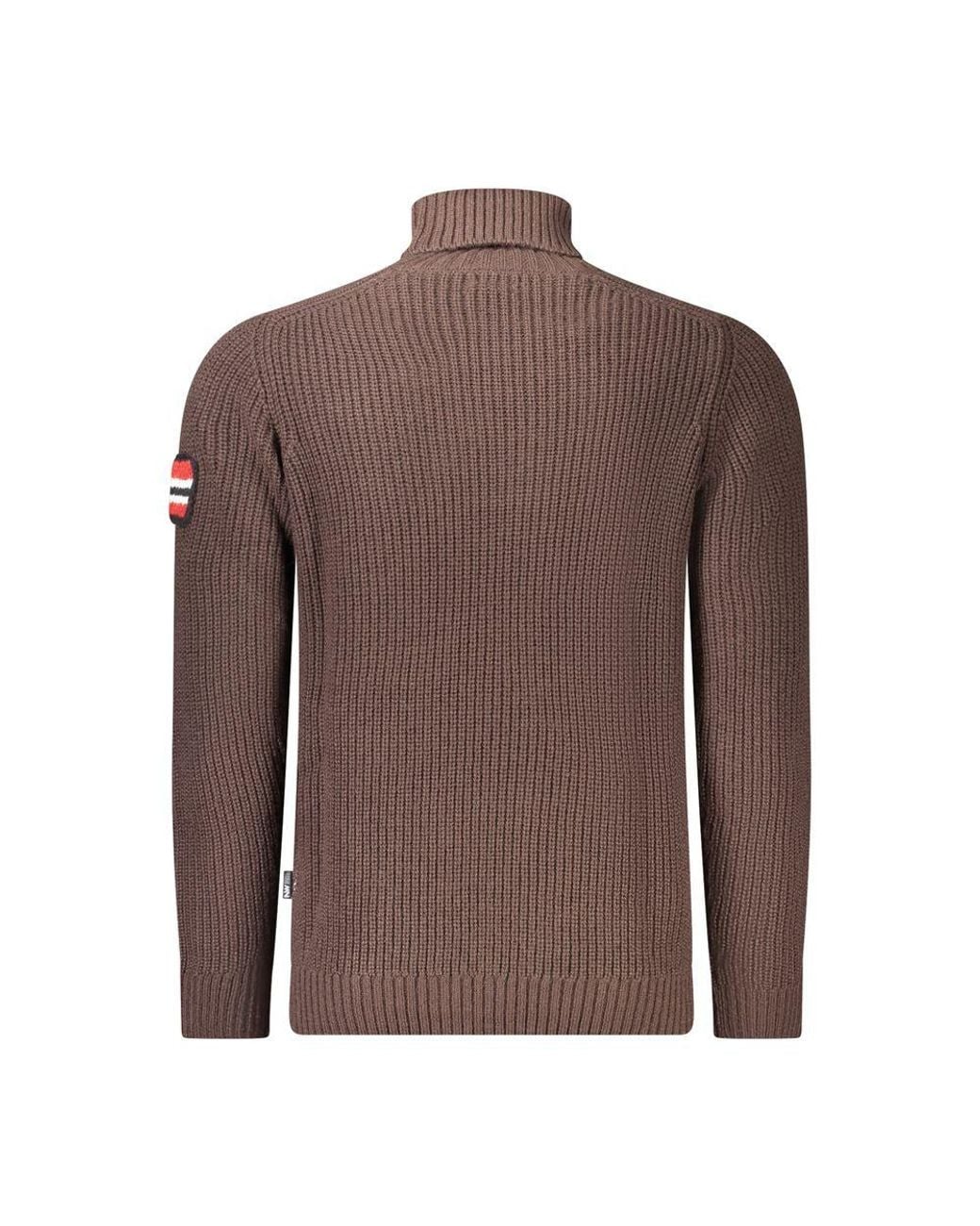Norway 1963 Brown Acrylic Men's Sweater for men